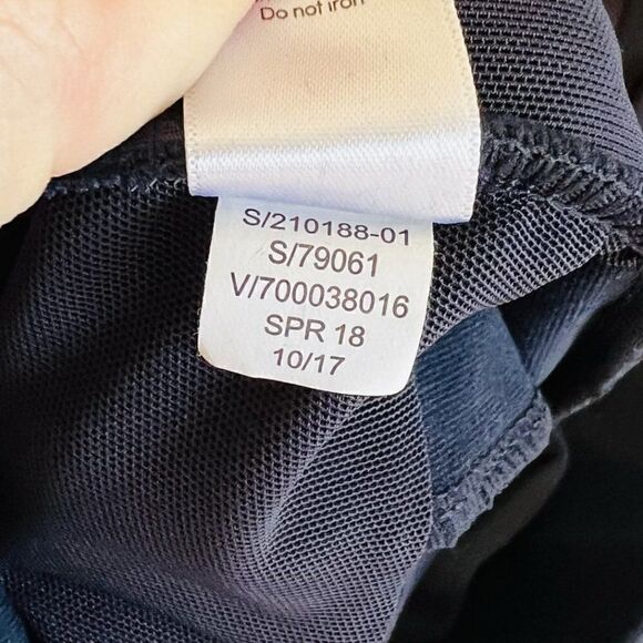 Athleta Modern Metro Navy Blue Stretchy Cropped Pants - Picture 9 of 9